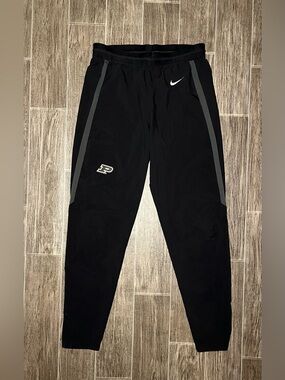 Nike Dri Fit Purdue Boilermakers Athletic Jogger Pants Mens Medium Lightweight